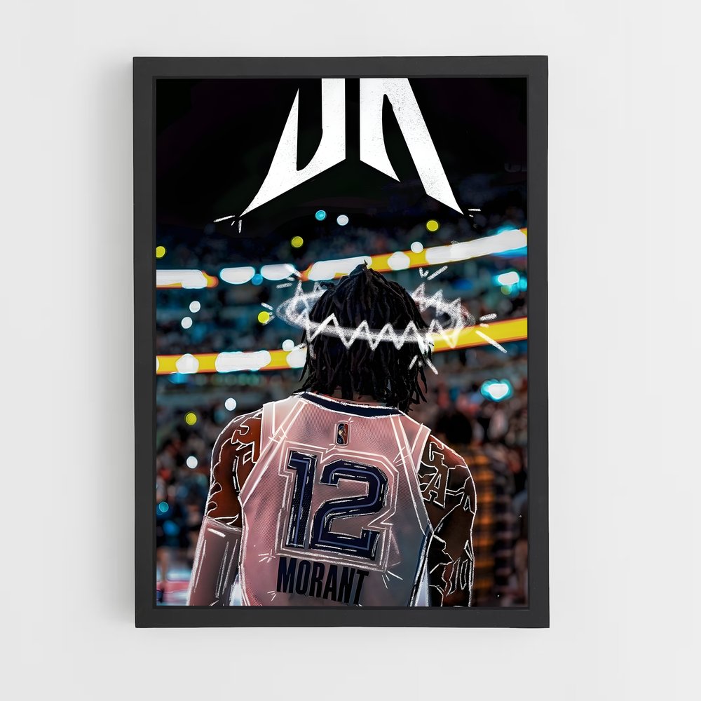 Poster Morant Plongez – affiche Basketball (vue 2)